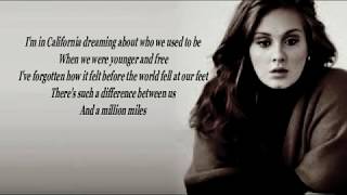 Adele Hello lyrics [upl. by Deering387]