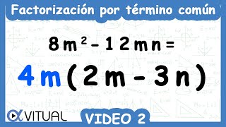 Factorización por Término Común  Video 2 de 8 [upl. by Omolhs]