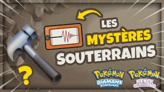 Les MYSTÈRES des GRANDS SOUTERRAINS de Pokémon Diamant Étincelant  Perle Scintillante ANALYSE [upl. by Eilsek]