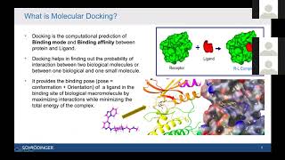 Demonstration4 Molecular Docking methods and Analysis of docking [upl. by Einaj]