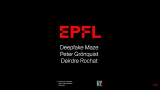 EPFL Deepfake Maze at the Forum de 100 [upl. by Ocisnarf834]