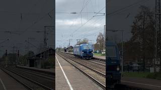 Losse Smartron rijdt over het verkeerde spoor in Salzbergen Duitsland [upl. by Nessnaj716]