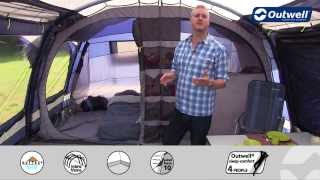 Outwell Tent Biscayne 6  2014  Innovative Family Camping [upl. by Pyszka804]