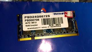 Memoria DDR2 4GB Sodimm Bus 800MHZ para Laptop en 2020 [upl. by Baker]