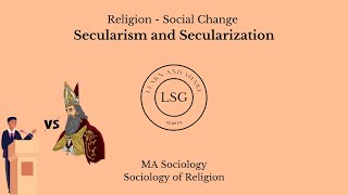 Secularism and Secularization  Religion Social Change  Sociology  English Malayalam [upl. by Hanad]