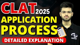 CLAT 2025 Application Form Process  clat exam registration process  Abhyuday Pandey [upl. by Shanta971]