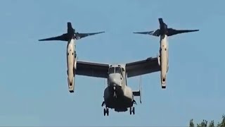 Tiltrotor Aircraft V22 Osprey Ruins a Park Shorts [upl. by Tterrab425]