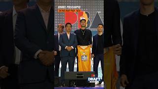 Jonnel Policarpio is the 6️⃣th overall pick in the PBASeason49Draft by the NLEX Road Warriors [upl. by Madi877]