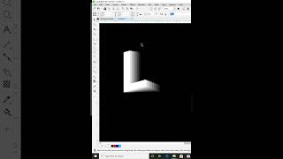 Letter L Flip Text Effect in Coreldraw [upl. by Lilias321]