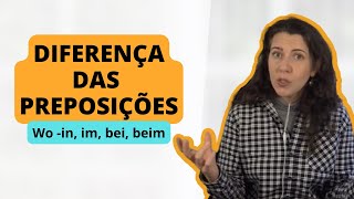 Preposições em Alemão  Wo in im bei beim preposicaoemalemao alemaodeverdade [upl. by Lyrehs494]