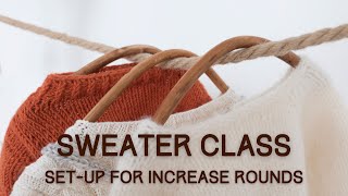 6 How to Set Up Markers for Raglan Increases  Sweater Class Learn to Knit [upl. by Arst106]