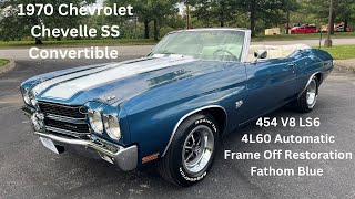 1970 Chevrolet Chevelle SS Convertible [upl. by Eserehs389]