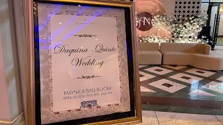 Angeline Quinto amp Nonrev Daquina Wedding [upl. by Nauqel119]