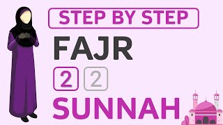 Learn How to Perform 2 Rakat Sunnah Fajr Salah  Step by Step Prayer Tutorial  Woman Hanafi Method [upl. by Ecydnac99]