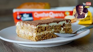 DÉFI TIRAMISU FACILE  RECETTE AVEC 1 QUATREQUARTS [upl. by Richelle141]