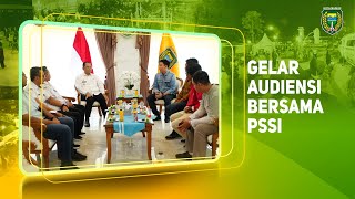 Gelar Audiensi Bersama PSSI Pj Wali Kota Bahas Kompetisi Sepak Bola [upl. by Amihsat]