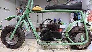 Mini Bike Restoration  Part 1  97cc Baja Mini Bike [upl. by Orly867]