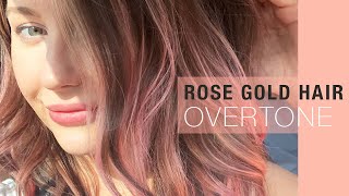 Rose Gold Hair with oVertone [upl. by Annelg]