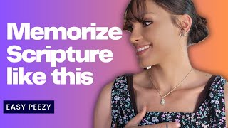 How to Memorize Scripture Why Its So Important [upl. by Roxine377]