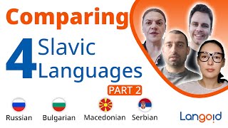 Language Comparison Russian Bulgarian Macedonian and Serbian  PART 2 [upl. by Nylsirk662]