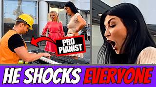 Pro Pianist Pranks GIRLS  Top 15 Reactions [upl. by Spalla114]