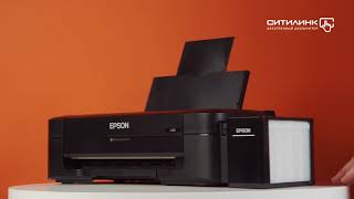 Обзор струйного принтера EPSON L132  Ситилинк [upl. by Matthei]