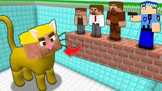 KEDİ EFEKAN ÇUKURUNA DÜŞERSEN ÖLÜRSÜN 😱  Minecraft ZENGİN FAKİR HAYATI [upl. by Aitnohs490]