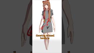 Mistake When Drawing Hand  Quick Art Tips art sketch shorts tutorial drawingtutorial anime [upl. by Selassie]