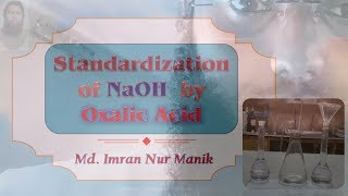 Standardization of NaOH solution by Oxalic acid Solution NaOH in conical flask and Acid in burette [upl. by Beffrey681]