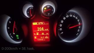 Opel Astra J CDTI Sports Tourer 165hp 0224kmh [upl. by Nylarad]