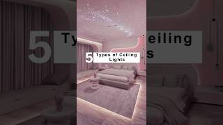 5 Types Of Ceiling Lights interioridesign interioresign home milansarvaiya [upl. by Edita989]