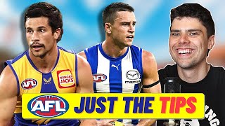 AFL Round 20 Predictions  JUST THE TIPS [upl. by Ateikan]