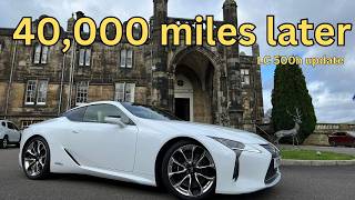 Lexus LC 500h 40000 mile ownership update [upl. by Nagiam450]