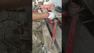 house construction civilengineer engineering steelworks fabrication stirrups ties 135° hook [upl. by Lontson]