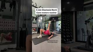 Abdominal Separation and Diastasis Recti Friendly Core Routine [upl. by Onitsuaf]