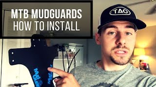 Mudguard MTB Review  HOWTo Video amp Installation [upl. by Nirroc615]