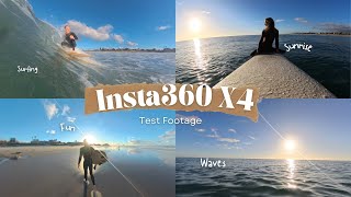 Surfing Adventures with Insta360 X4 [upl. by Quiteria]