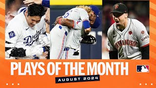 Top 25 Plays of August 2024 ft Shohei Ohtani walkoff grand slam Blake Snells nohitter amp more [upl. by Willem]