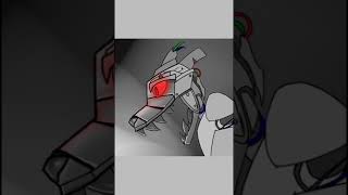 The Wolf CASE ANIMATRONICS Speedpaint [upl. by Cas]