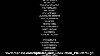 Splinter Cell Conviction Walkthrough  The Credits Part 1 [upl. by Geffner]