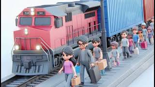 Freight Train Fun  Kids Song amp Adventure Nursery Songs Sooper [upl. by Nerahs]