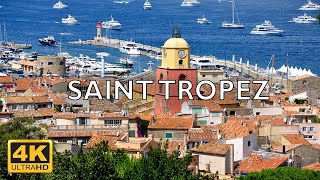 Saint Tropez France 🇫🇷  4K Drone Footage [upl. by Nossah]