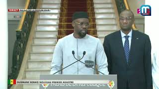 Ousmane Sonko  Son Premier Discours Après sa Nomination au Poste de Premier Ministre [upl. by Anirda230]