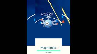 Pokemon evolução Magnemite para Magneton pokemongo [upl. by Dihgirb]