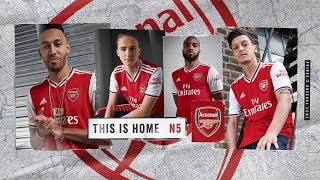 adidas x Arsenal  Introducing the Arsenal 201920 home jersey [upl. by Latimore740]