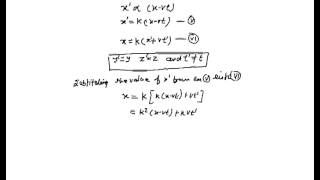 Lorentz Transformation Lorentz Transformation Equation What is Lorentz Transformation [upl. by Ahsiekan]