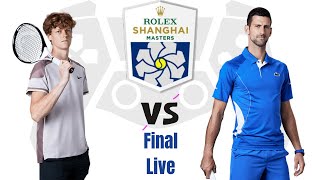 Novak Djokovic vs Jannik Sinner  Final  Shanghai Masters 2024 Live [upl. by Eben]