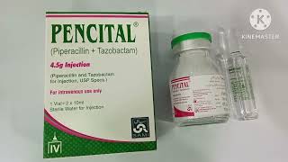 Pencital 225g Injection Uses in UrduPencital 45g Injection UsesPiperacillinTazobactam Pencital [upl. by Mudenihc349]