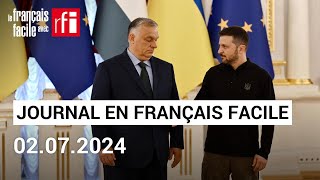 Viktor Orban en visite à Kiev  Journal • Français Facile  RFI [upl. by Eseryt]