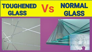 toughened glass vs normal glass in hindi  safety glass vs annealed glass toughened glass details [upl. by Pantia]